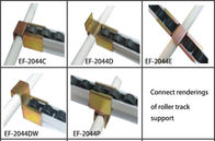 Le joint/connecteurs noirs/d'or de voie de rouleau en métal 28mm a enduit des tuyaux