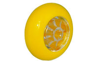 Roulette transparente/rouge/de jaune de rechange roule avec le frein en plastique