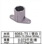 AL-33 connecteur en aluminium de tuyau de l'alliage 6063-T5 pour le diamètre en aluminium 28mm de tuyau